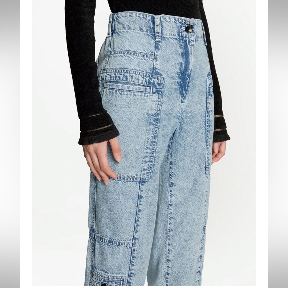 Proenza Schouler White Label high-rise straight-leg jeans - Picture 3 of 15